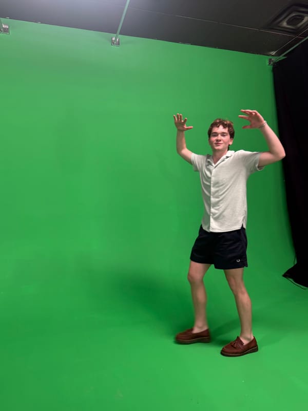 Green screened